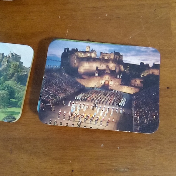 Vintage Scotland Souvenir Coaster Set - Picture 5 of 12